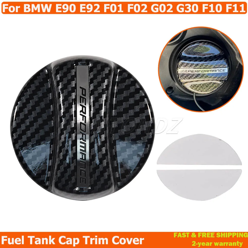 Carbon Fiber Fuel Cap Trim For BMW
