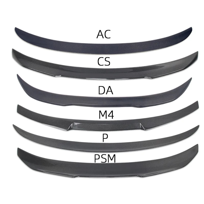 Real Carbon Fiber Spoiler Lip for BMW 05-25