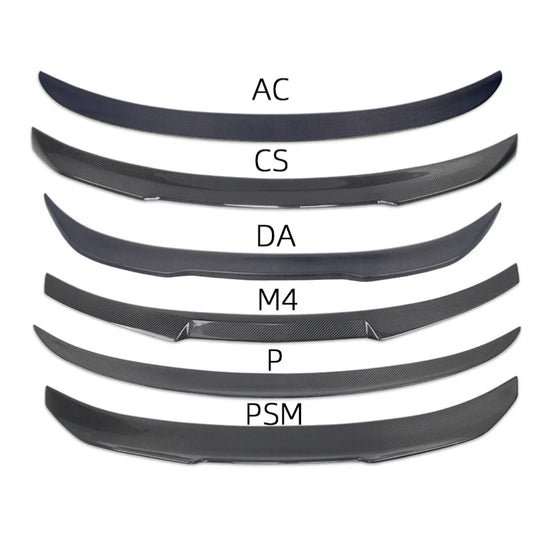 Real Carbon Fiber Spoiler Lip for BMW 05-25