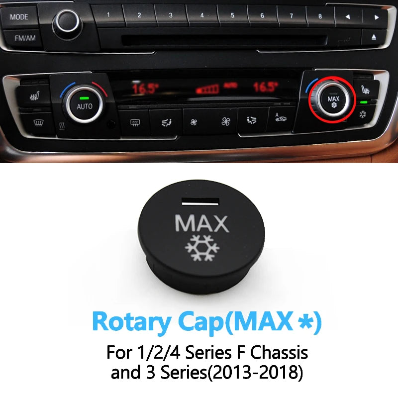 Dashboard Air Condition AC Button Key Cap Repair Kit for BMW
