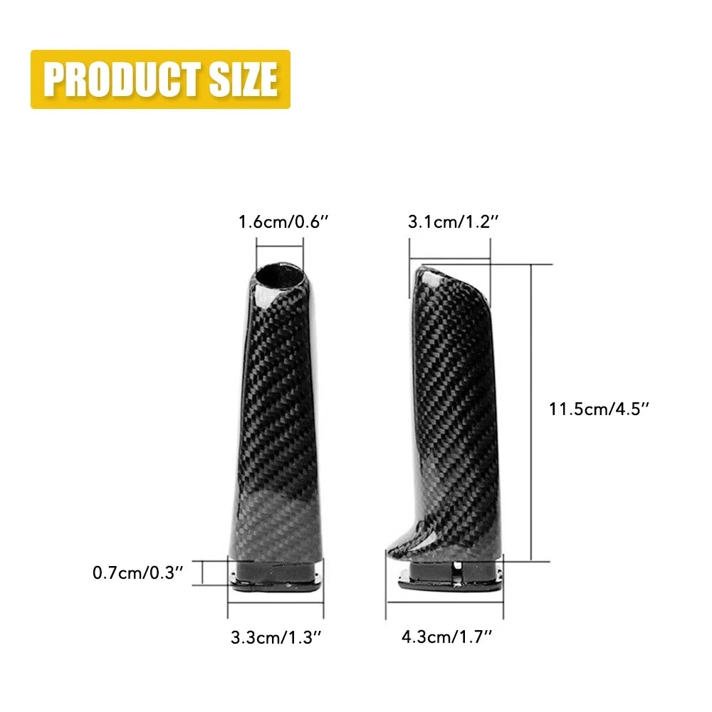 Carbon Fiber Handbrake Handle Cover for BMW