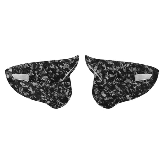 100% Real Dry Carbon Fiber Rearview Mirror Cover Panel For BMW