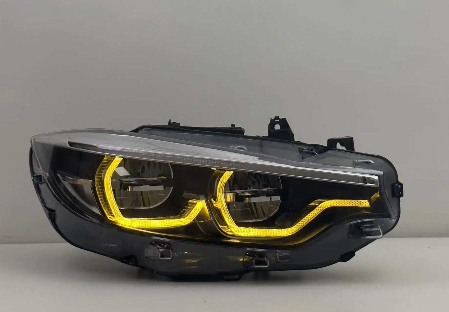 Yellow/White DRL Ikon-Style LED Headlight for BMW F32 F33 F36 F80 F82 F83 (LCI Upgrade)